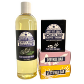 Soap Bar and Body Wash Pack, Plant based product